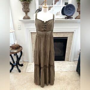 NWT CIDER Bohemian Maxi Dress